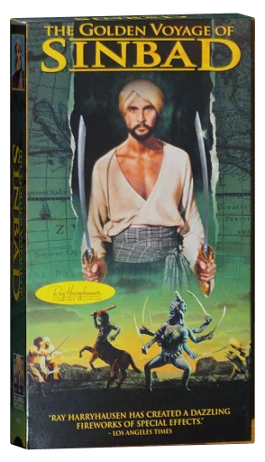 The Golden Voyage of Sinbad VHS, Columbia TriStar Home Video