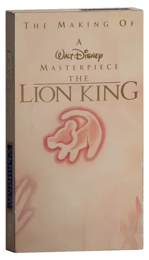 The Lion King: The Making of a Masterpiece VHS, Buena Vista Home Video