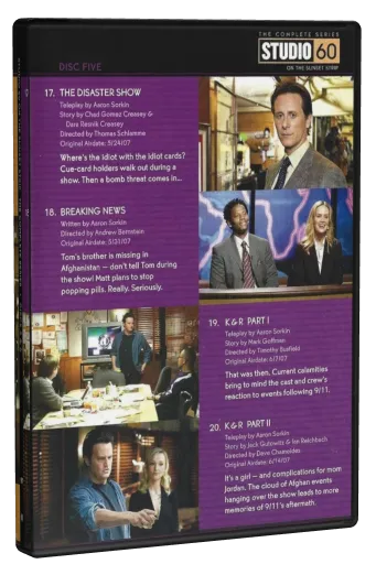 Studio 60 on the Sunset Strip DVD, Warner Bros