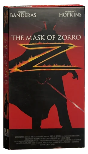 The Mask of Zorro VHS, Columbia TriStar Home Video