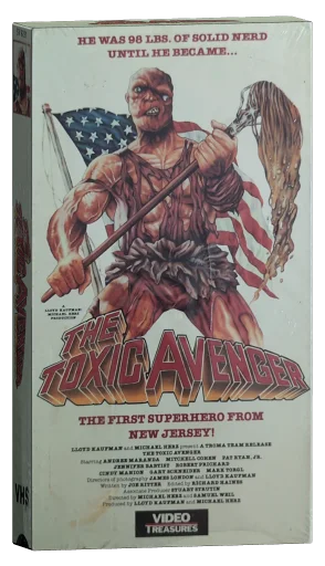 The Toxic Avenger VHS, Video Treasures