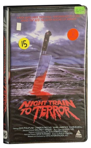 Night Train to Terror VHS, Prism Entertainment