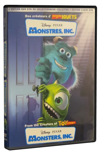 Monsters, Inc. DVD, Disney Pixar