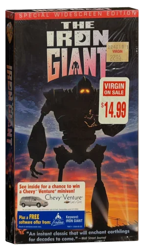 The Iron Giant VHS, Warner Home Video