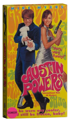 Austin Powers: International Man of Mystery VHS, New Line Home Video