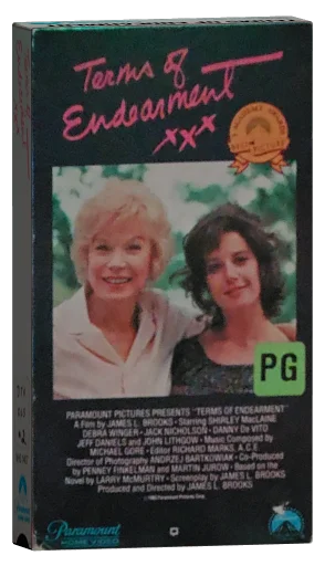 Terms of Endearment VHS, Paramount Home Video