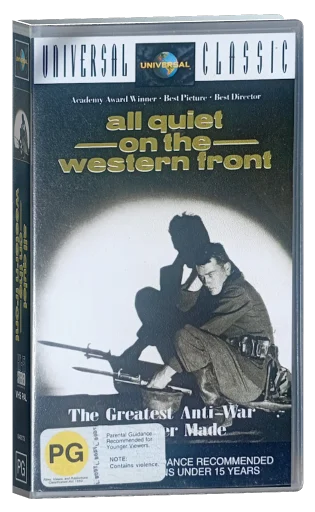 All Quiet on the Western Front VHS, Universal Pictures Video