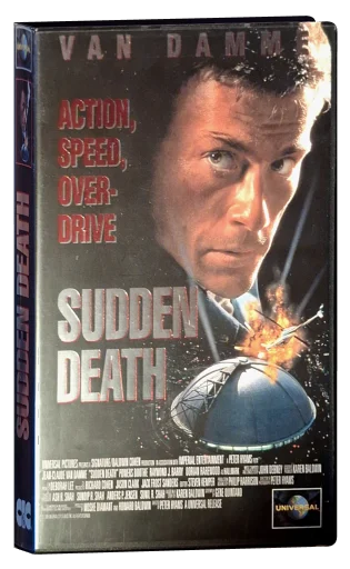 Sudden Death VHS, Universal Studios Home Video
