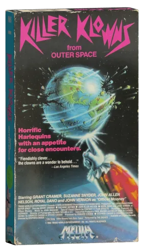 Killer Klowns from Outer Space VHS, Trans World Entertainment