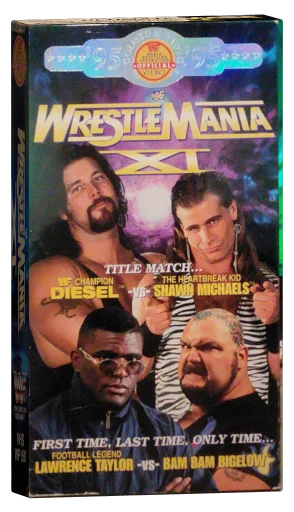 WWF WrestleMania XI VHS cover