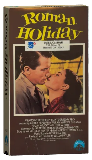 Roman Holiday VHS, Paramount Pictures