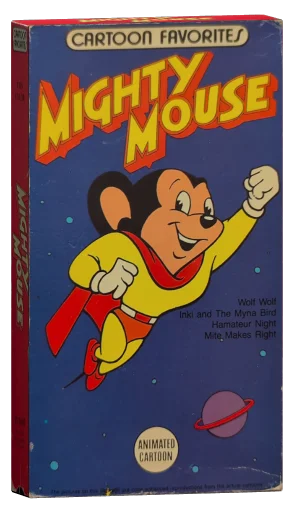 Mighty Mouse & Friends VHS cover