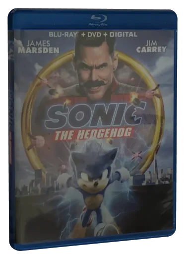 Sonic the Hedgehog Blu-ray cover