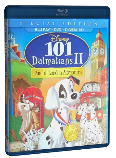 101 Dalmatians II: Patch's London Adventure Blu-ray, Walt Disney Home Video