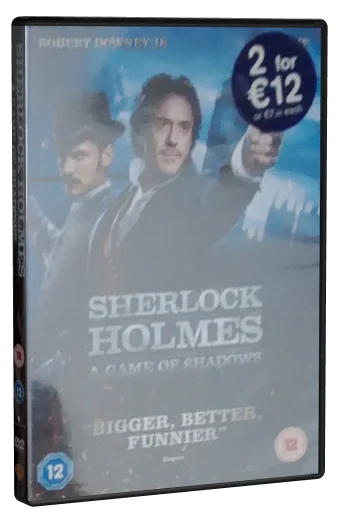 Sherlock Holmes: A Game of Shadows DVD, Warner Bros.