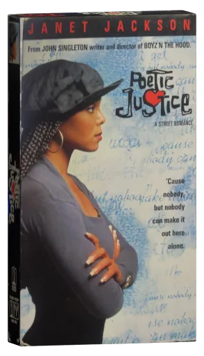 Poetic Justice VHS, Columbia TriStar Home Video