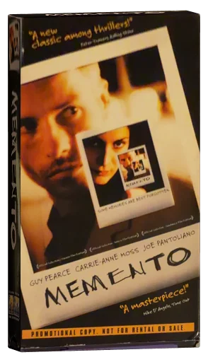 Memento VHS, Columbia TriStar Home Entertainment
