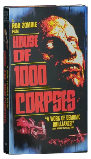 House of 1000 Corpses VHS, Lions Gate Home Entertainment
