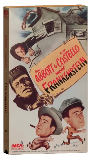 Bud Abbott and Lou Costello Meet Frankenstein VHS, MCA Home Video