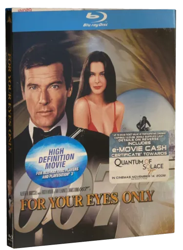 For Your Eyes Only Blu-ray, MGM Home Entertainment