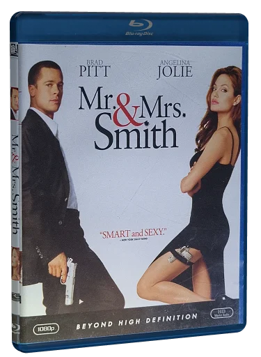 Mr. & Mrs. Smith Blu-ray cover