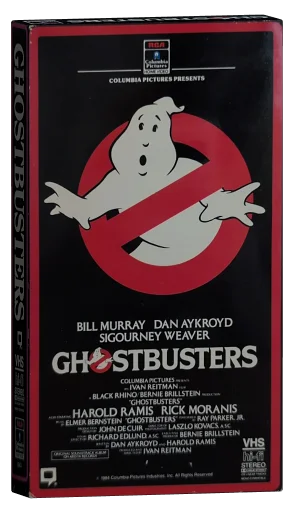 Ghostbusters VHS, RCA/Columbia Pictures Home Video