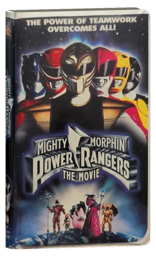 Mighty Morphin Power Rangers: The Movie VHS, Fox Video