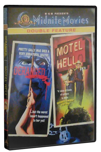Deranged / Motel Hell DVD cover