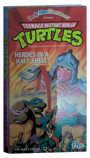 Teenage Mutant Ninja Turtles VHS, Family Home Entertainment