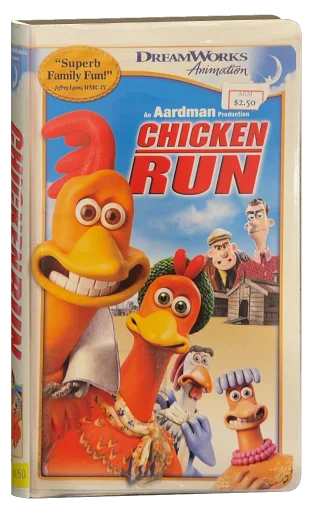 Chicken Run VHS, DreamWorks Home Entertainment