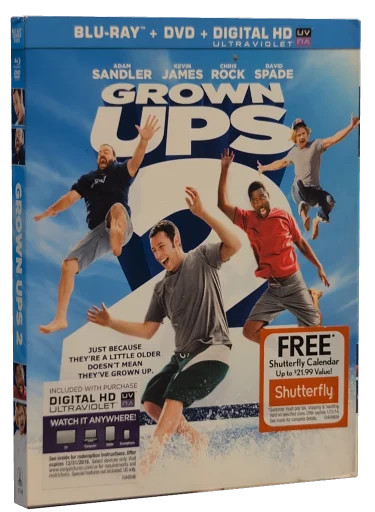 Grown Ups 2 Blu-ray, RCA/Columbia Pictures Home Video