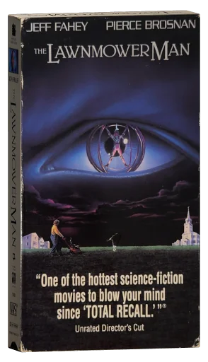 The Lawnmower Man VHS, New Line Home Video