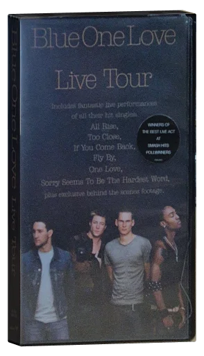 Blue One Love Live Tour VHS cover