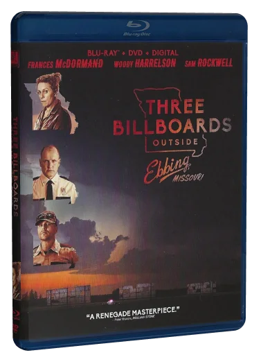 Three Billboards Outside Ebbing, Missouri Blu-ray, 20th Century Fox Home Entertainment