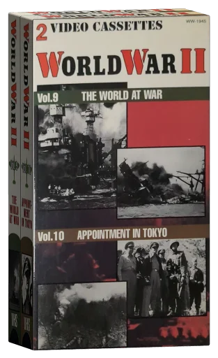 World War II: The World At War / Appointment In Tokyo VHS cover