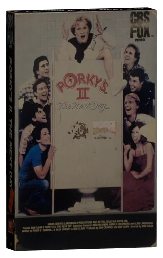 Porky's II: The Next Day VHS, CBS/FOX Video