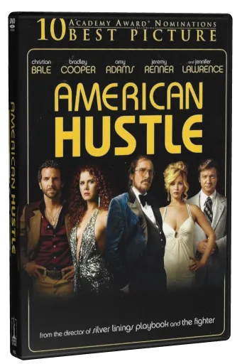 American Hustle DVD, Columbia Home/Tristar Video