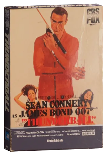 Thunderball Betamax, CBS/FOX Video
