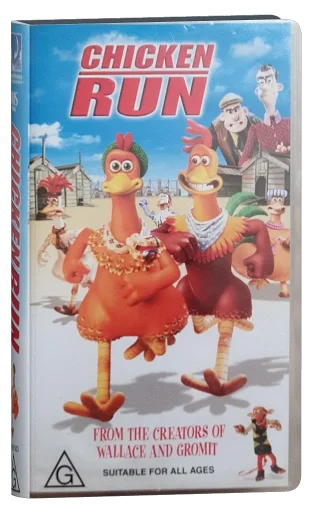 Chicken Run VHS, DreamWorks Home Entertainment