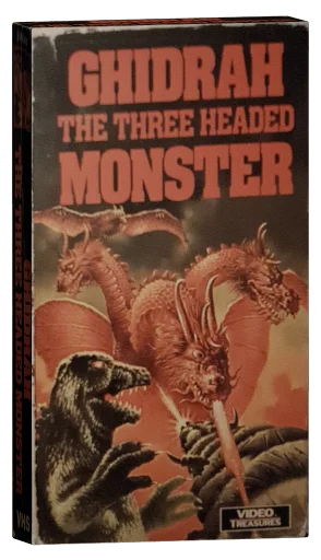 Ghidorah, the Three-Headed Monster VHS, Video Treasures