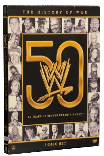 The History of WWE: 50 Years of Sports Entertainment DVD cover
