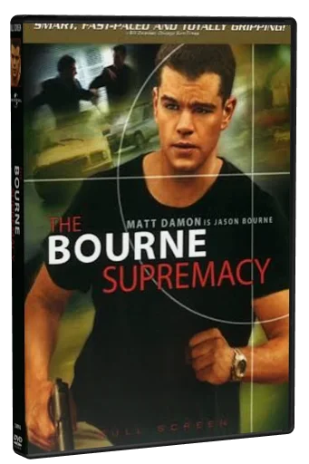 The Bourne Supremacy DVD, Universal Studios