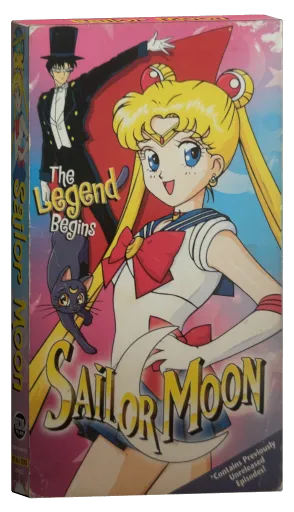 Sailor Moon: The Legend Begins VHS cover