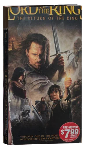 The Lord of the Rings: The Return of the King VHS, New Line Home Entertainment