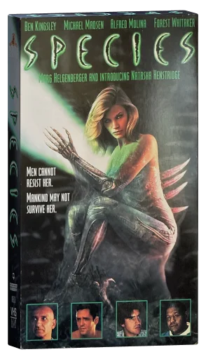 Species VHS, MGM/UA Home Video