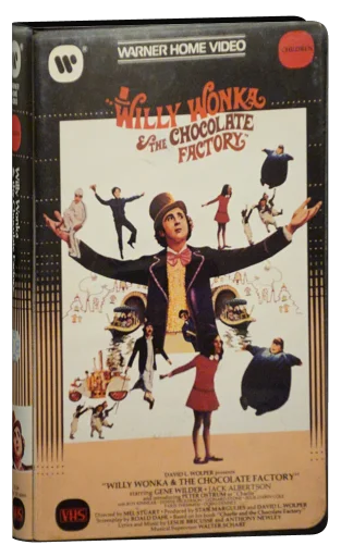 Willy Wonka & the Chocolate Factory VHS, Warner Home Video