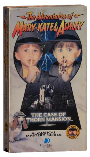 The Adventures of Mary-Kate & Ashley: The Case of Thorn Mansion VHS cover