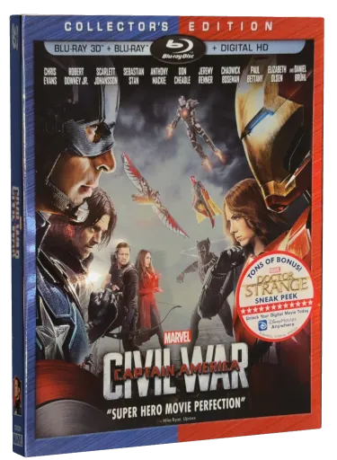 Captain America: Civil War Blu-ray, Buena Vista Home Entertainment