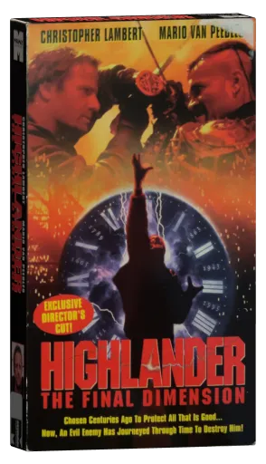 Highlander III: The Sorcerer VHS, Miramax Home Entertainment