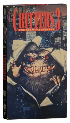 Critters 3 VHS, New Line Home Video